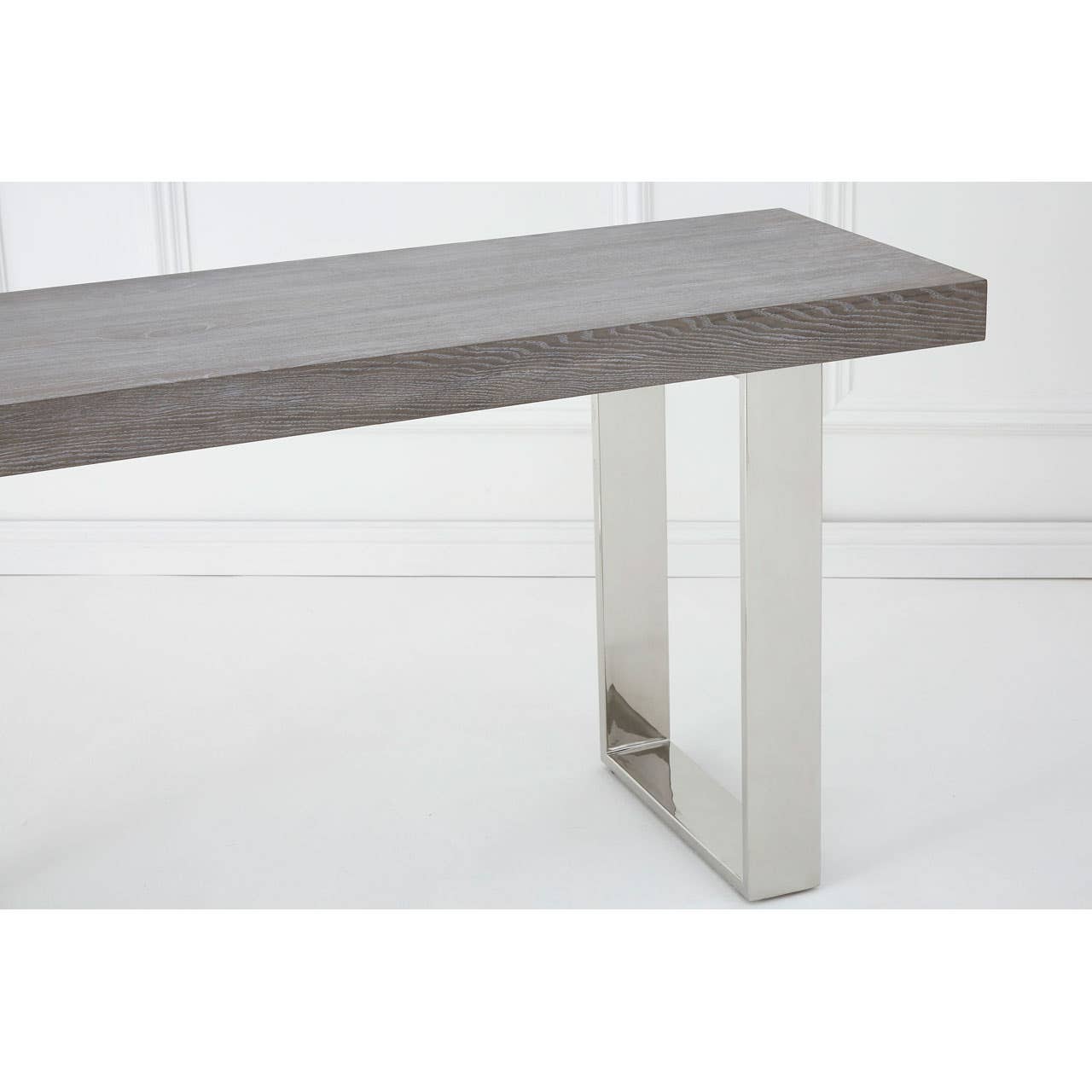 Ulmus Grey Elm Wood Console Table - Image 7