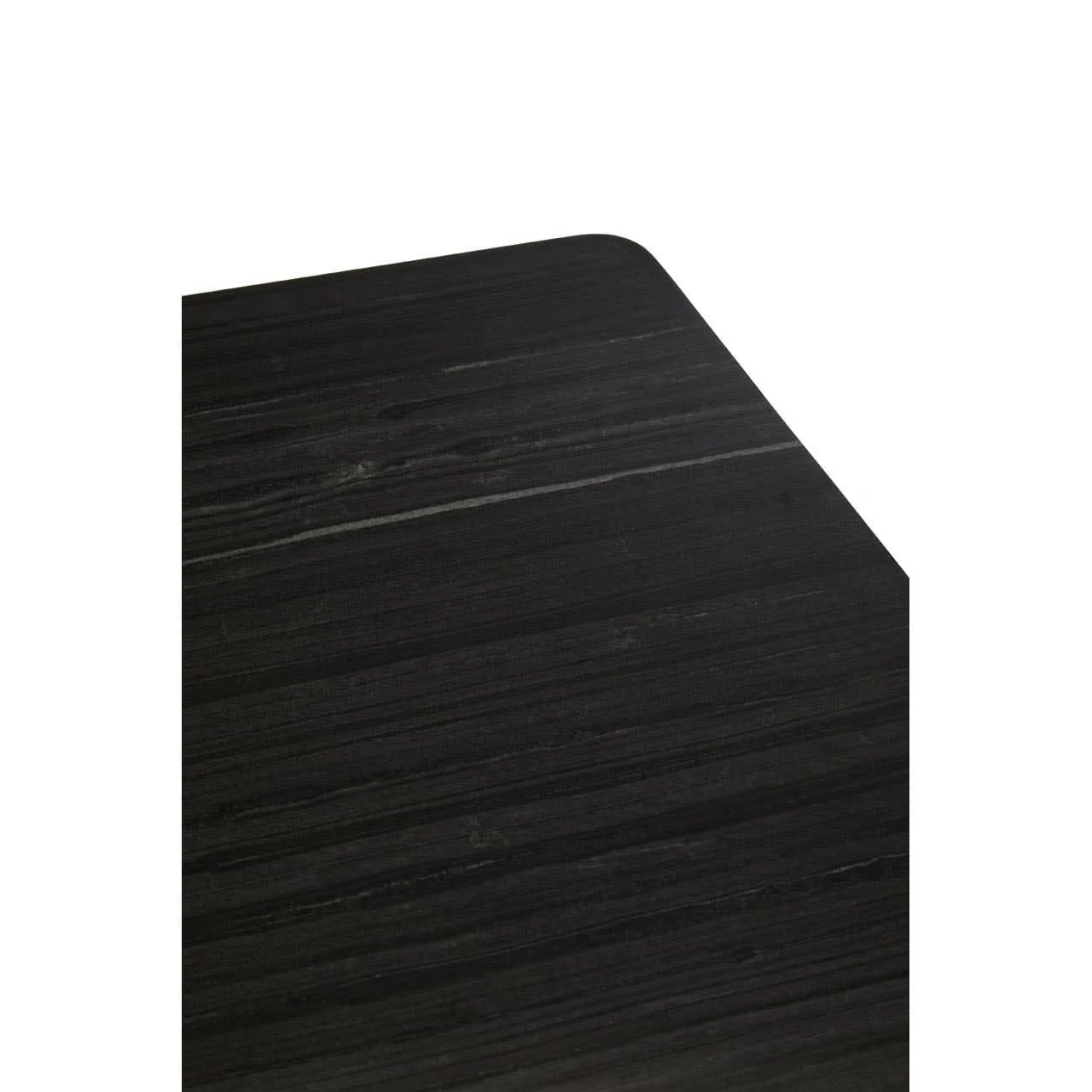 Varana Black Marble Top Rectangular Dining Table - Image 6
