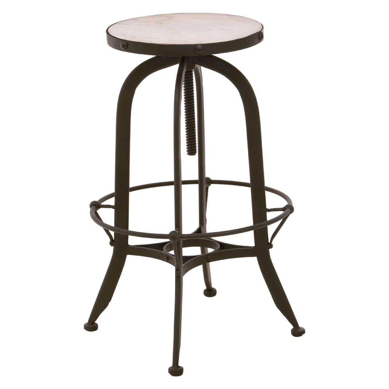 Vasco Black / White Finish Bar Stool - Image 3