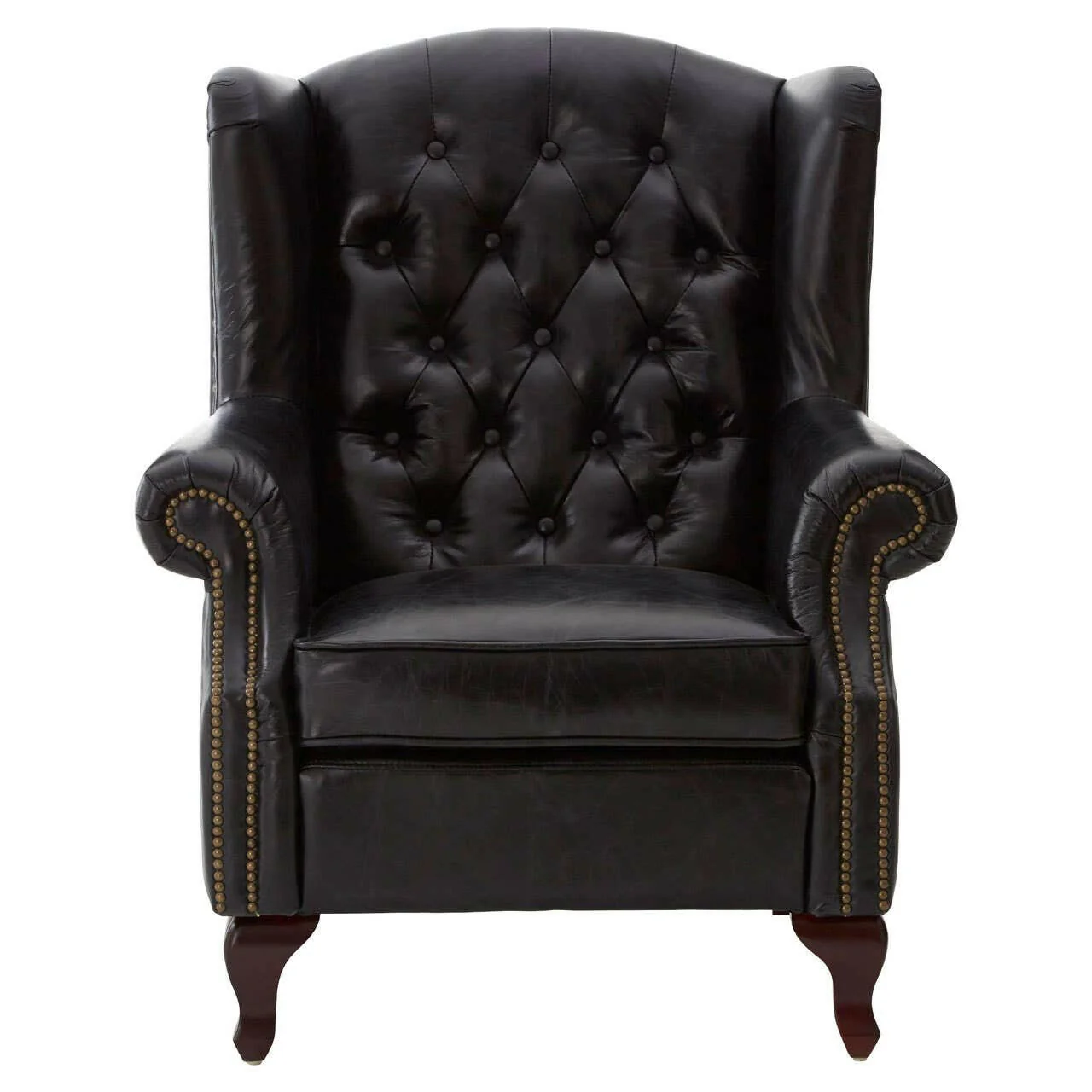 Victor Black Scroll Armchair - Image 2