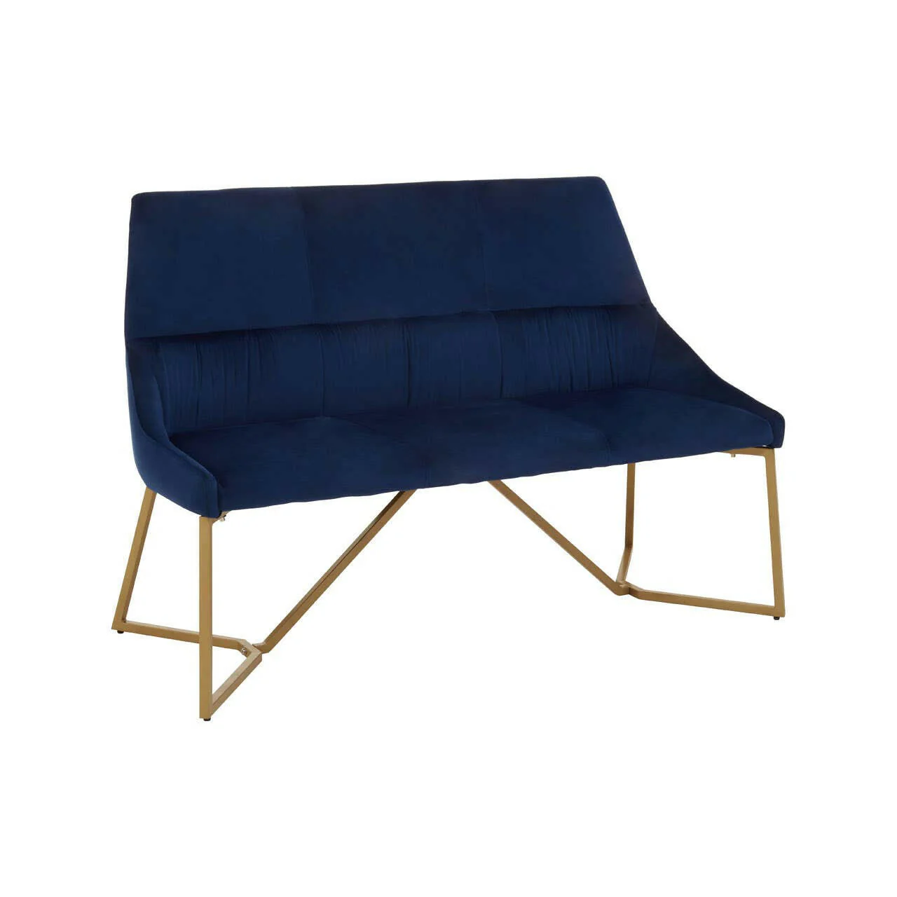 Vieste Midnight Velvet Bench - Image 2