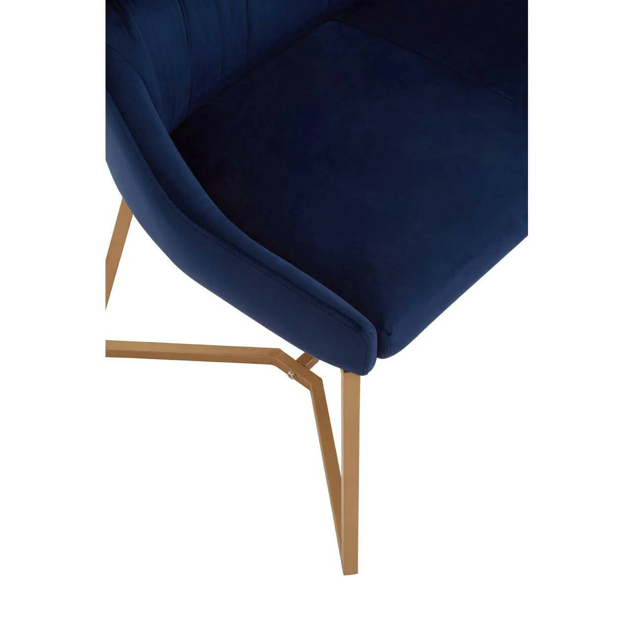 Vieste Midnight Velvet Bench - Image 6