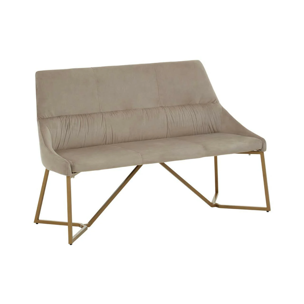 Vieste Mink Velvet Bench - Image 2