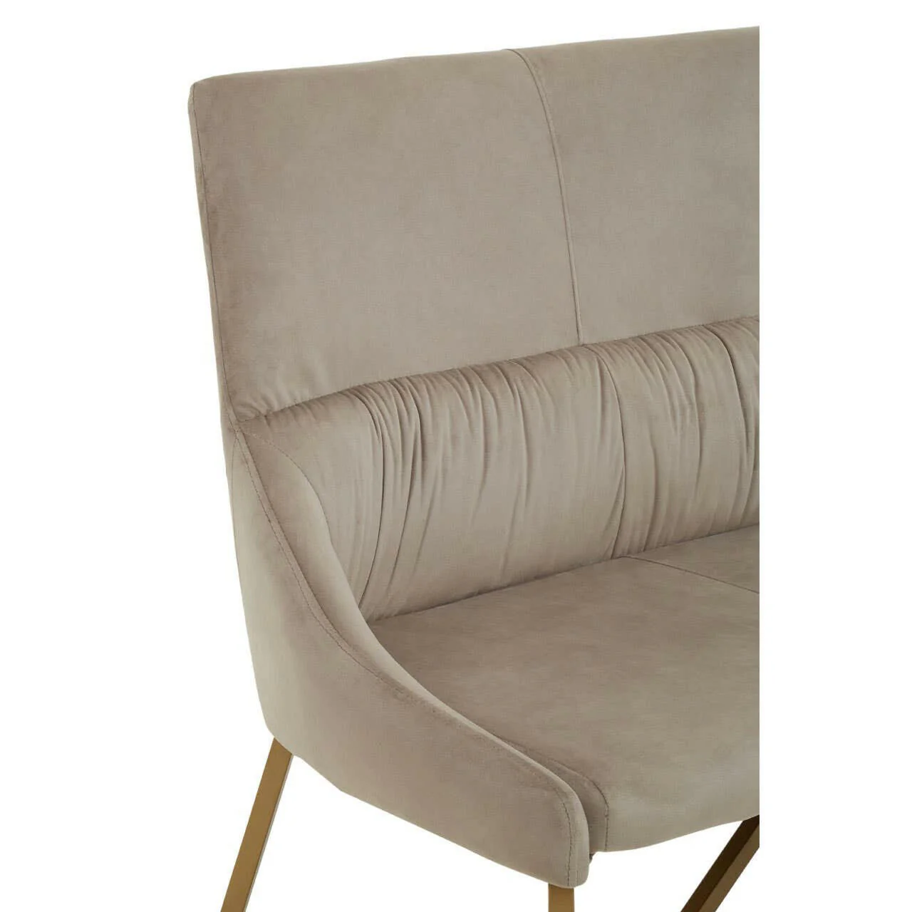 Vieste Mink Velvet Bench - Image 5