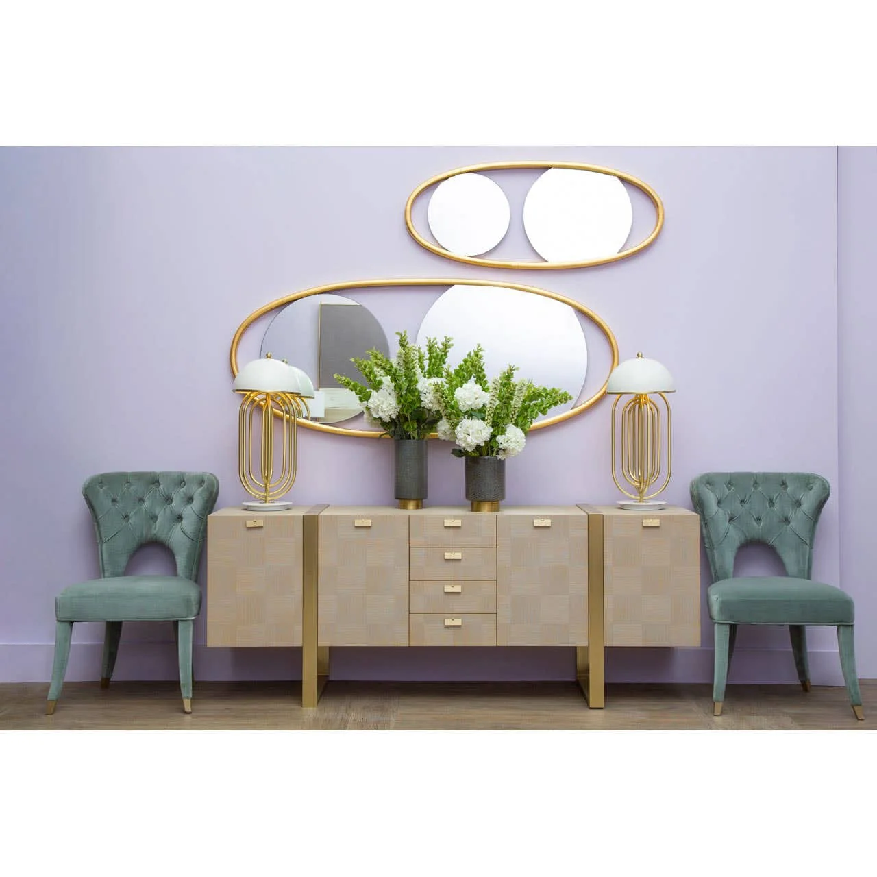 Villi Large Oval Wall Mirror - Image 3