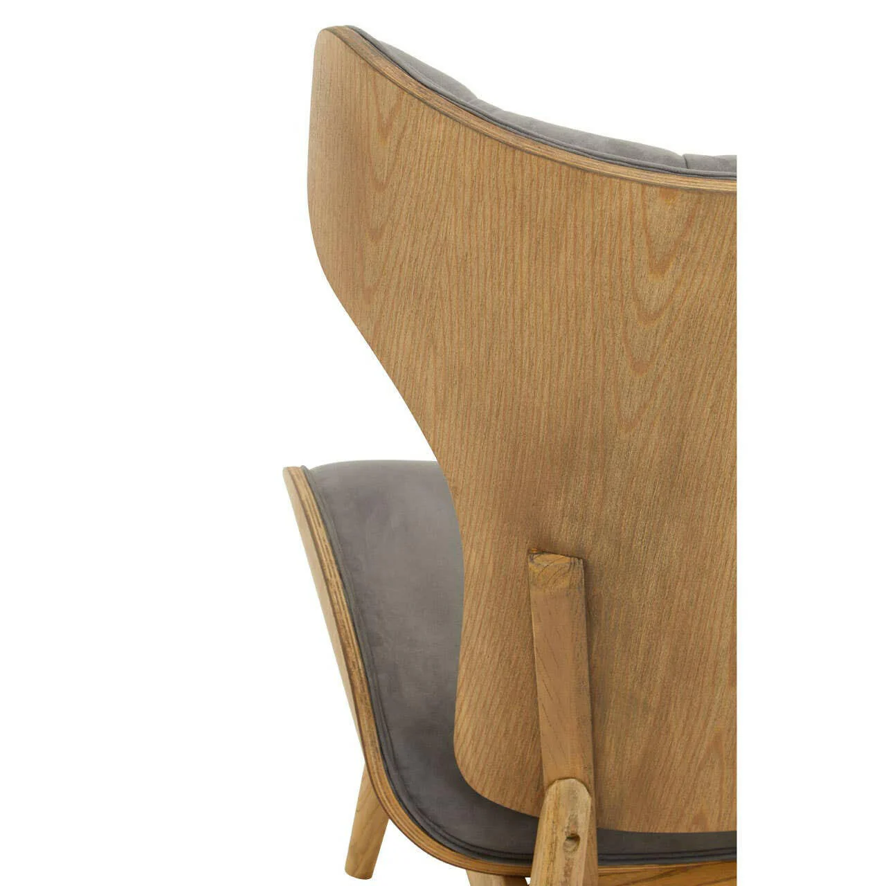 Vinsi Dark Grey Velvet Chair - Image 8