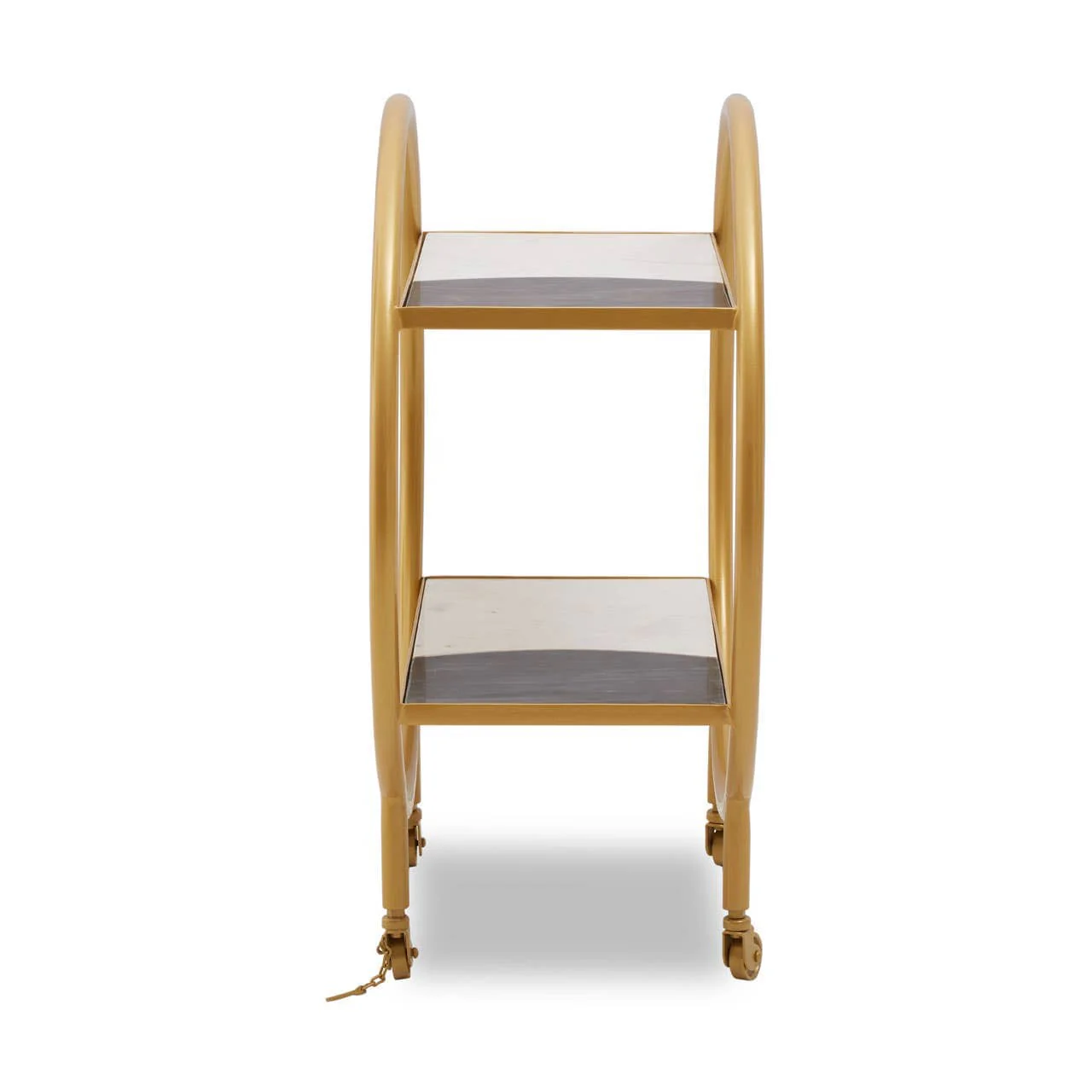 Vizzini Brass Finished 2 Tier Unit - Image 3