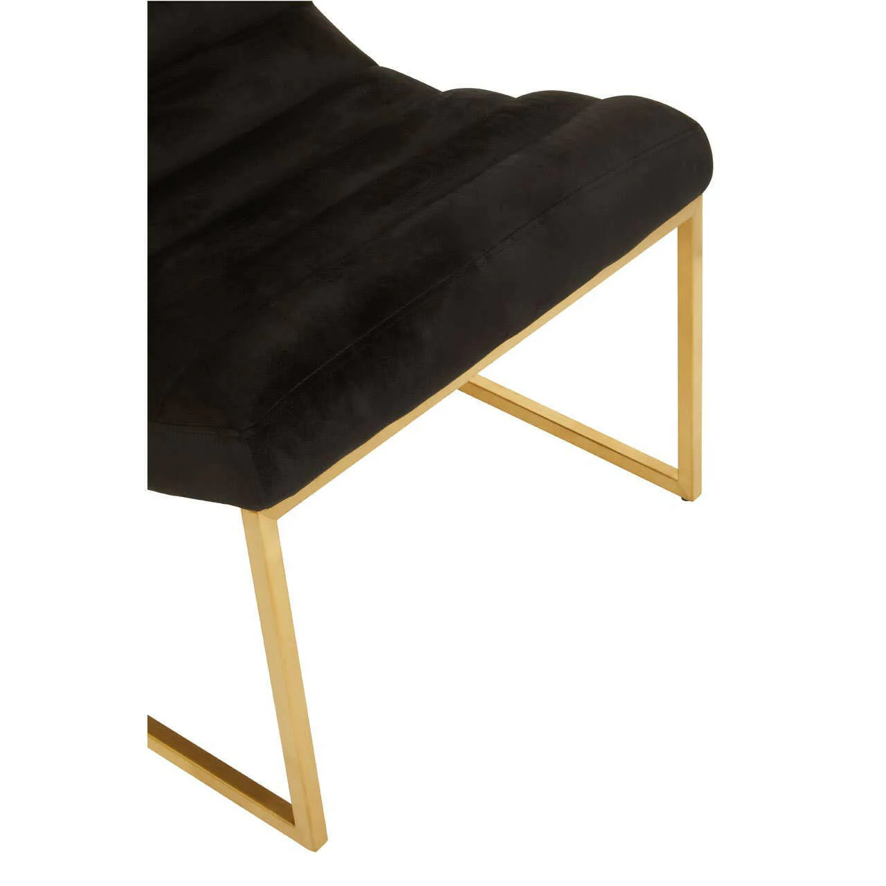 Vogue Black Velvet Cocktail Chair - Image 7