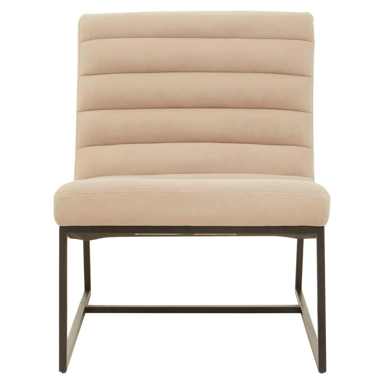 Vogue Ivory Velvet Cocktail Chair - Image 2