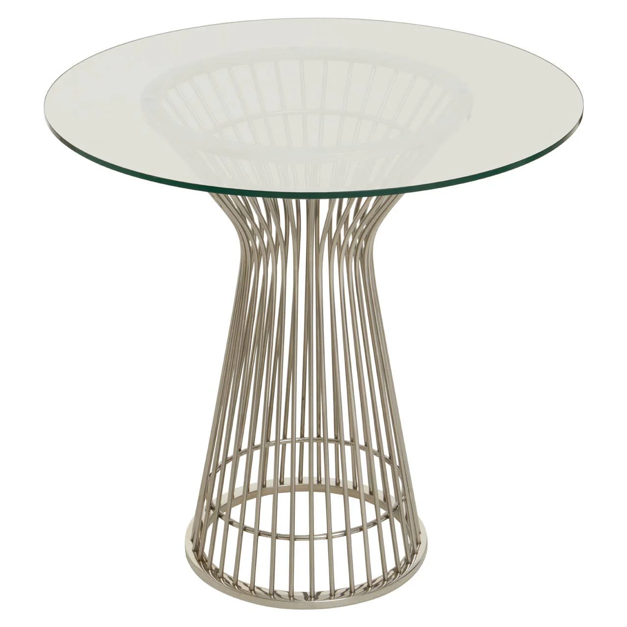 Vogue Round Silver Dining Table - Image 2