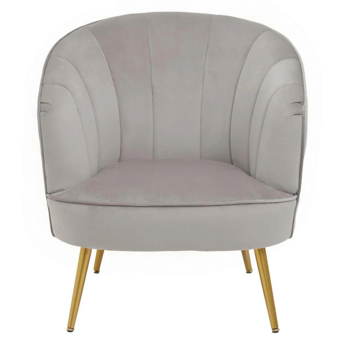 Yolanda Grey Velvet Chair - Image 9
