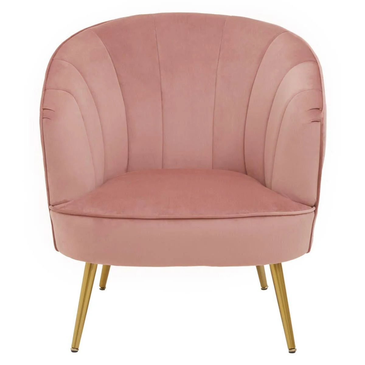 Yolanda Pink Velvet Chair - Image 9