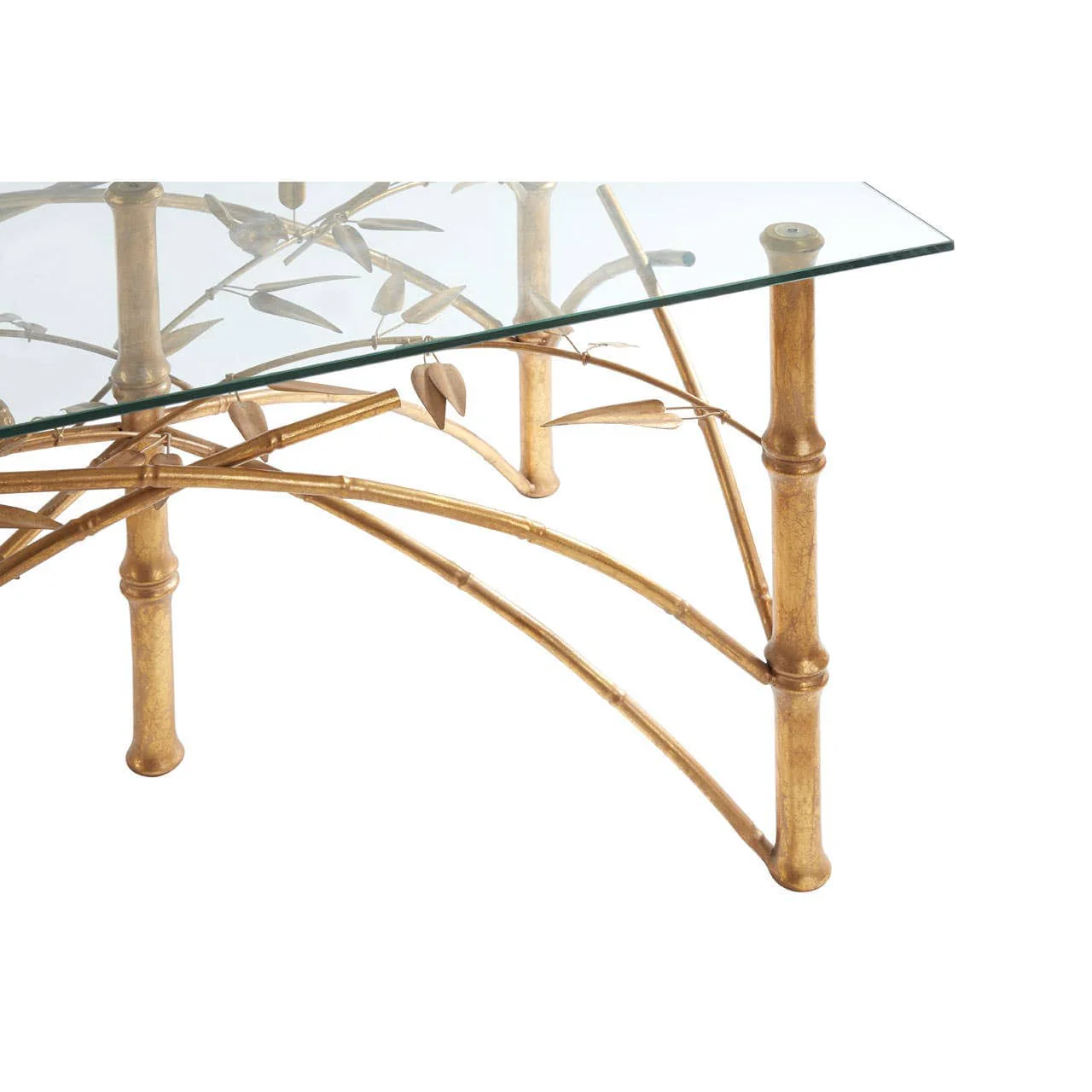 Zariah Table With Bamboo Design Legs - Image 5