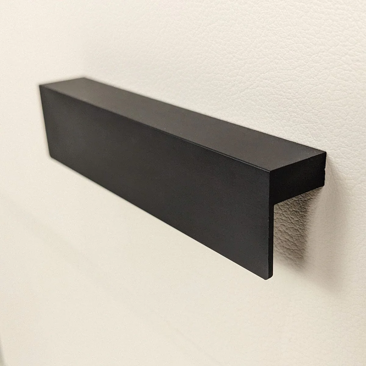 Nova Stone & Black 2 Drawer Bedside Table - Image 4
