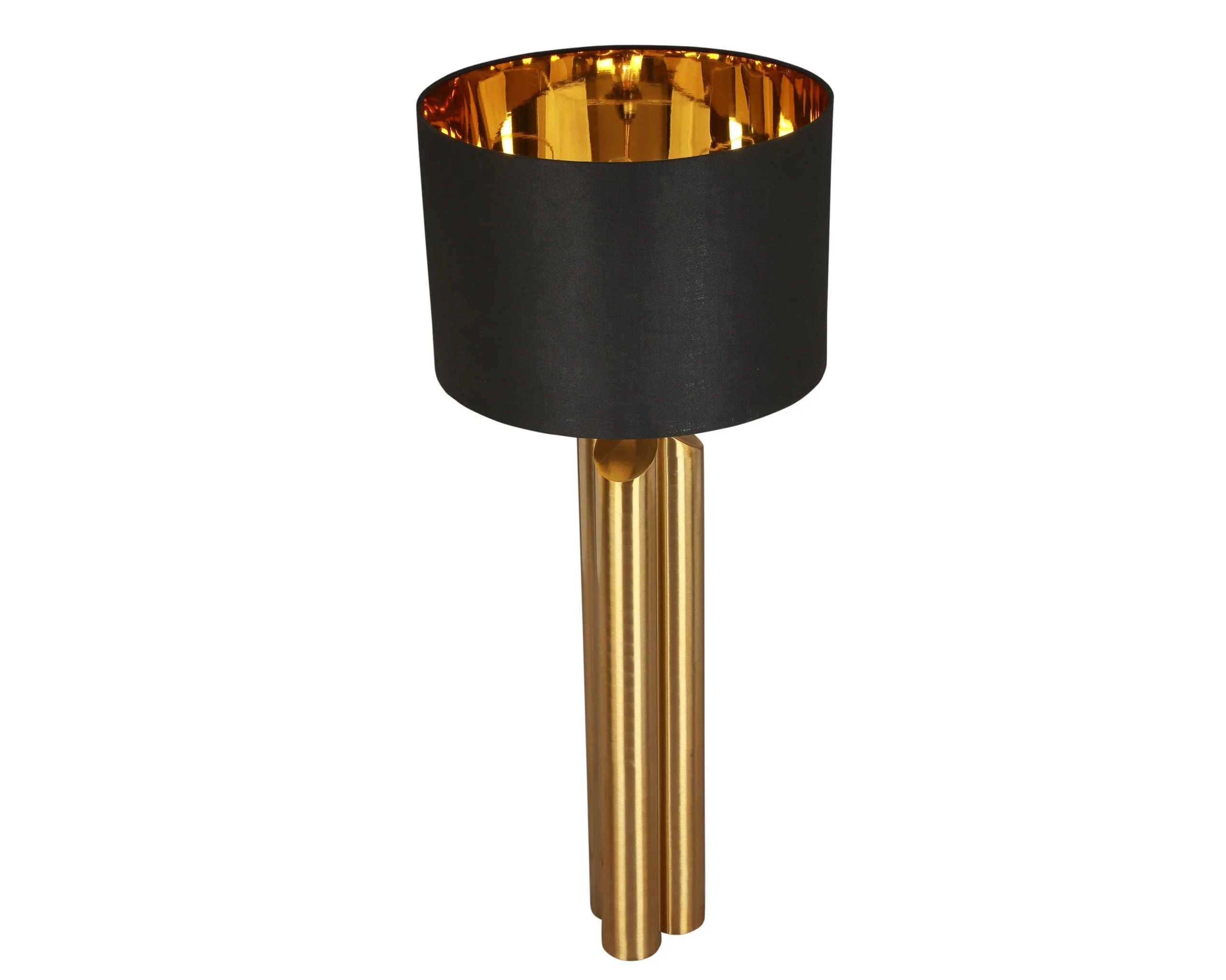 Obelisk Table Lamp - Brushed Brass & Black | OUTLET - Image 3