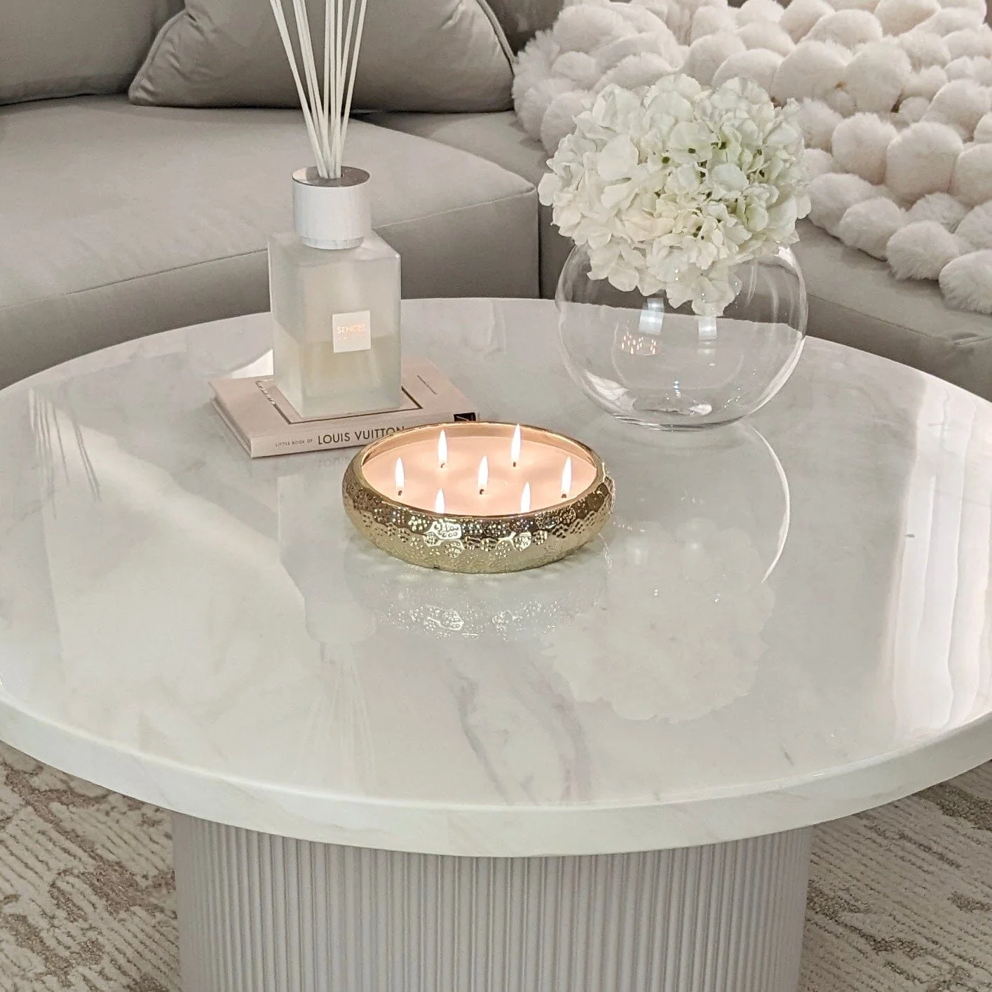 Portobello Large Marble Coffee Table - Image 2