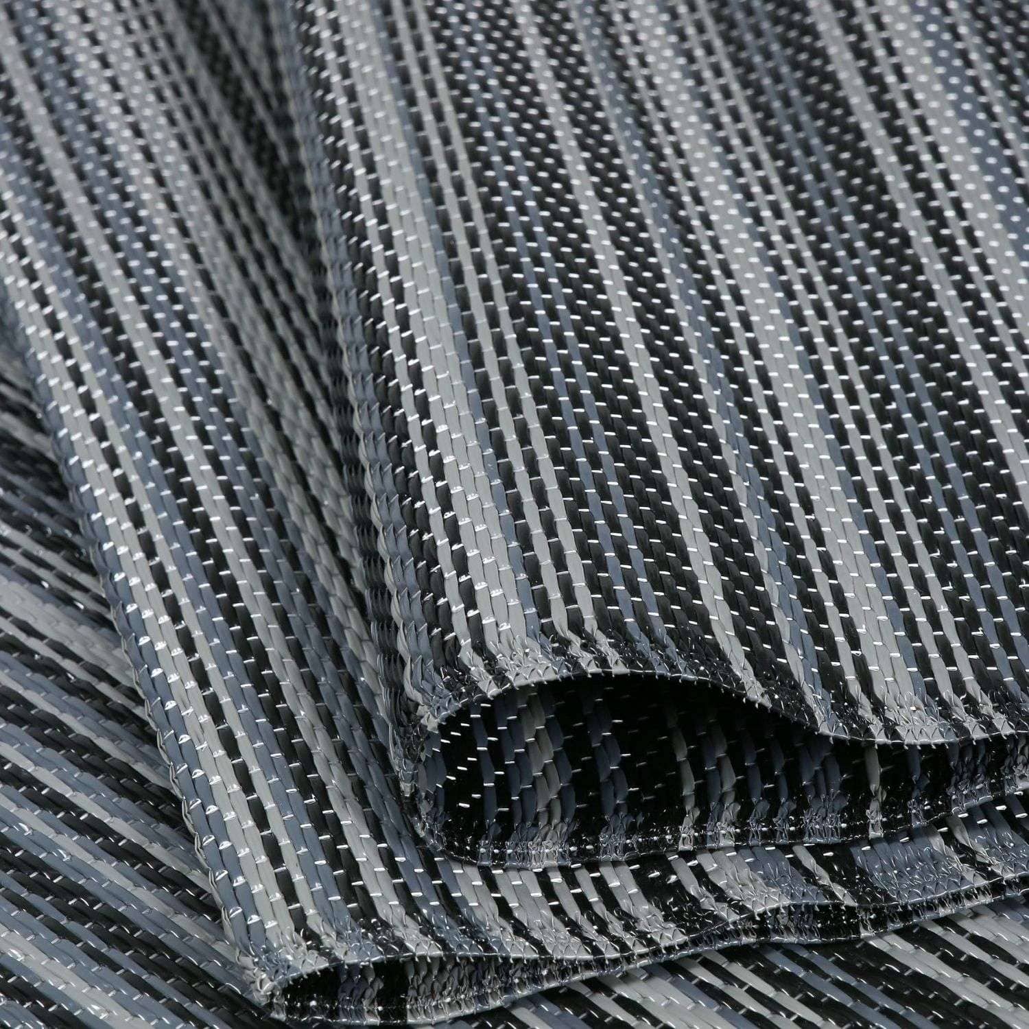 Rainbow Outdoor Rug Dark Grey | 1020 - Image 3