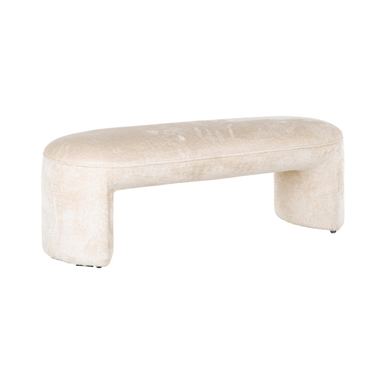 Bench Fargo white chenille