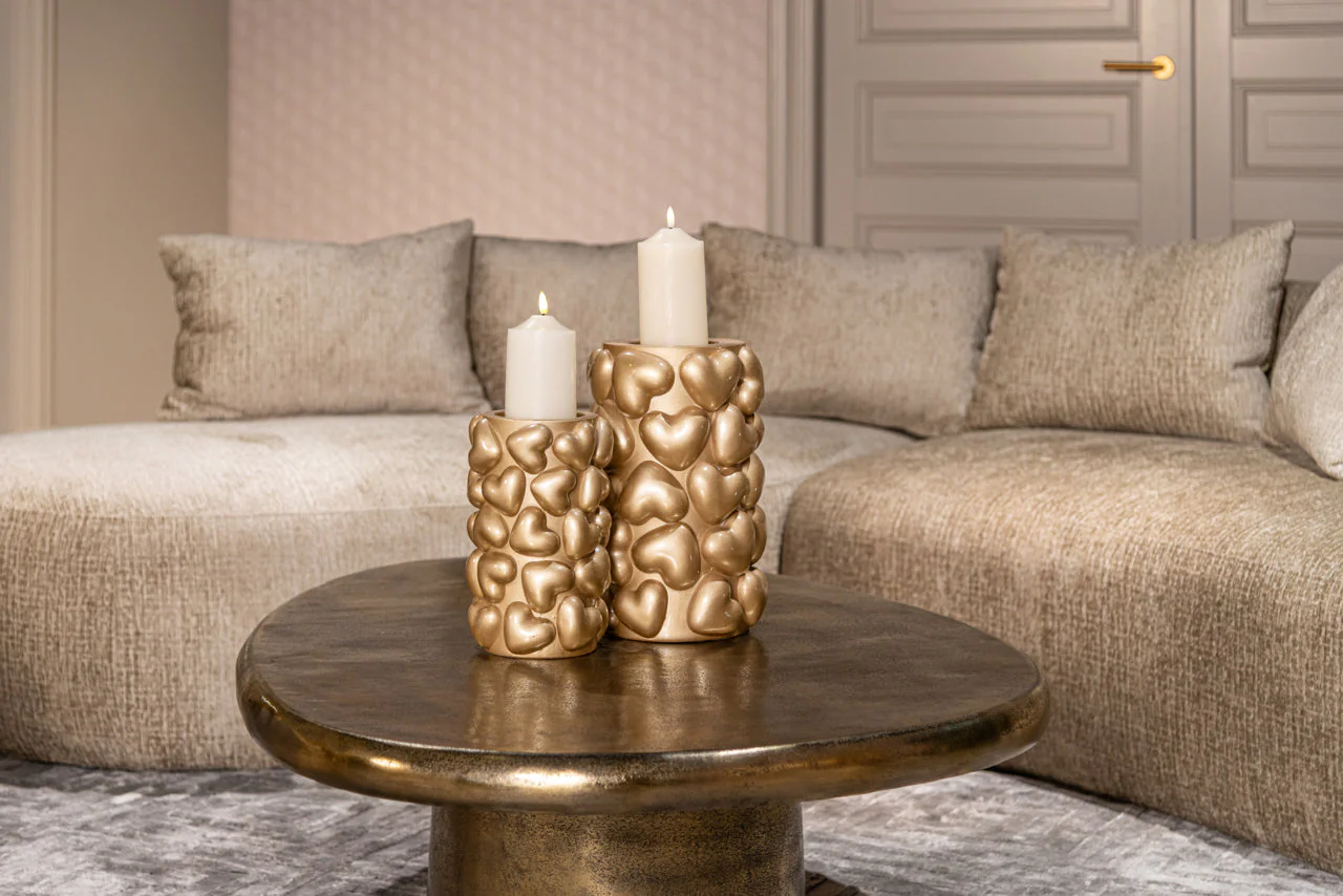 Candle holder Anne gold large - Image 5