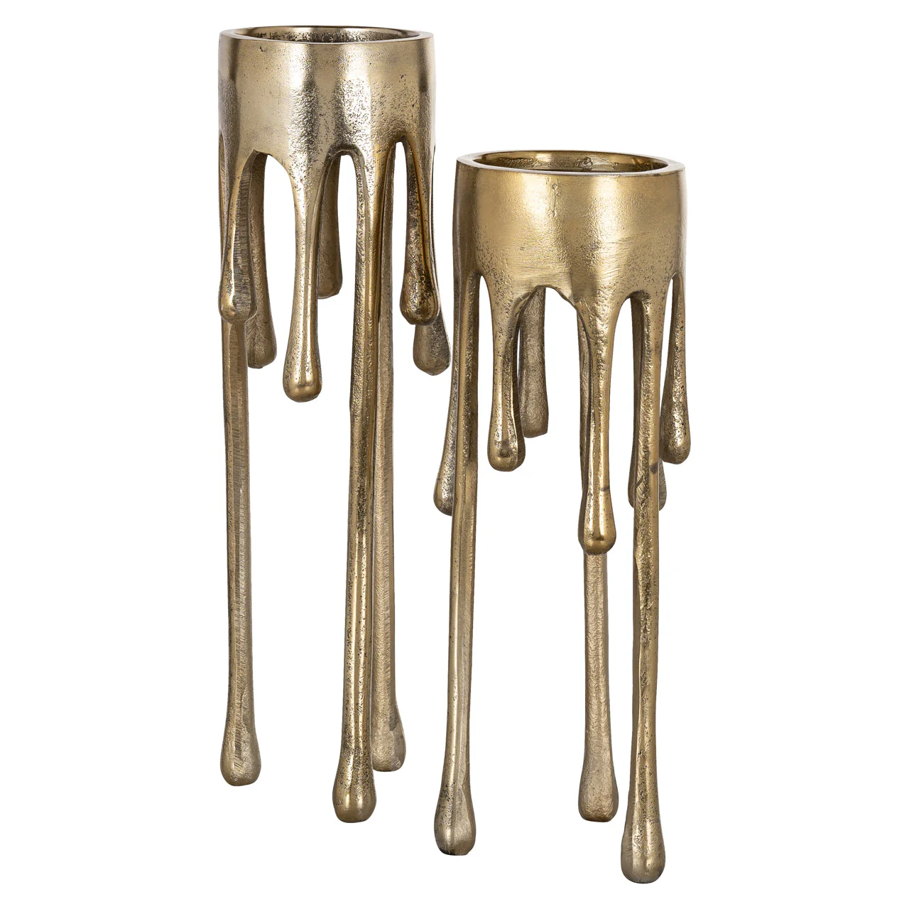 Candle holder Lorin brushed gold small - Image 3