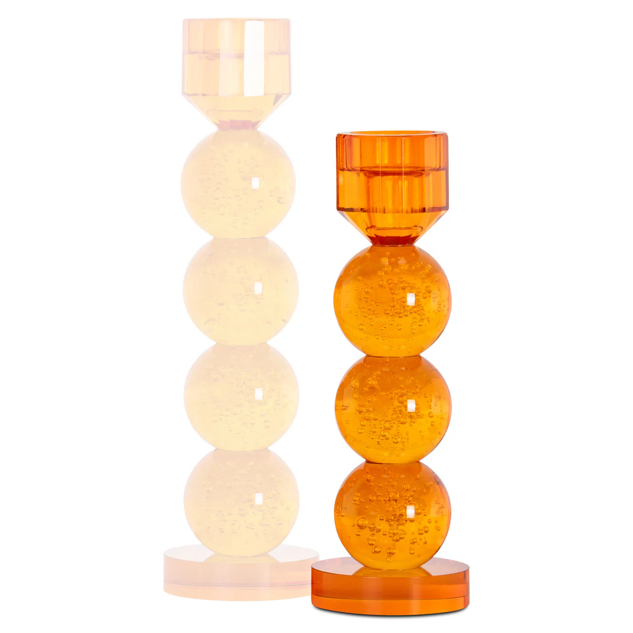 Candle holder Raylan orange small - Image 2