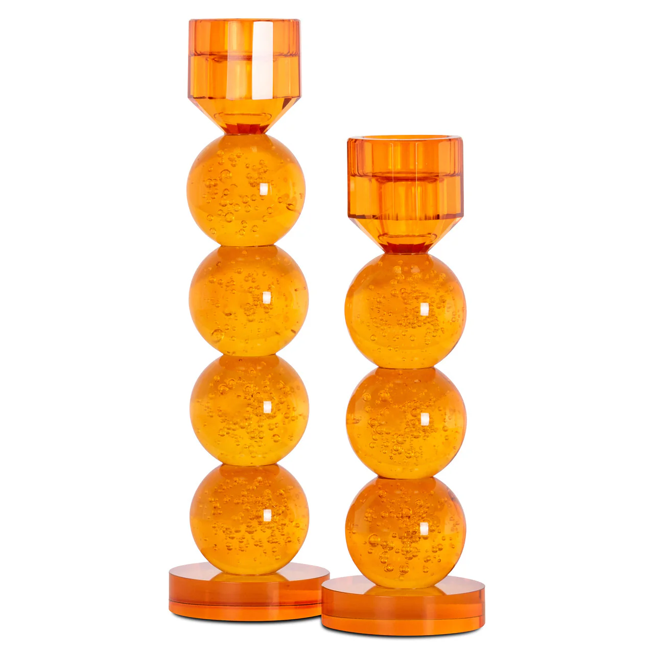 Candle holder Raylan orange small - Image 3