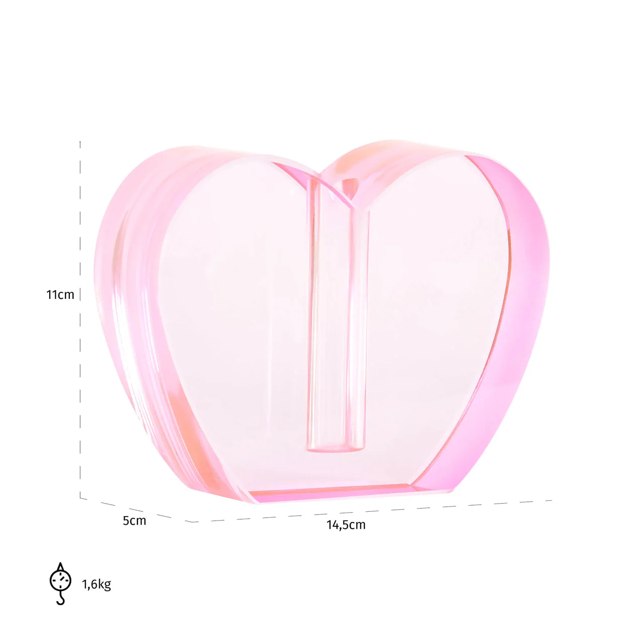 Candle holder Sanae pink - Image 5
