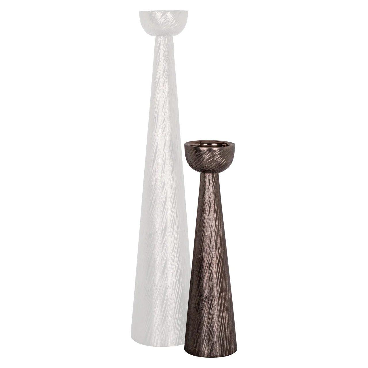Candle holder Saphira smoke small - Image 2