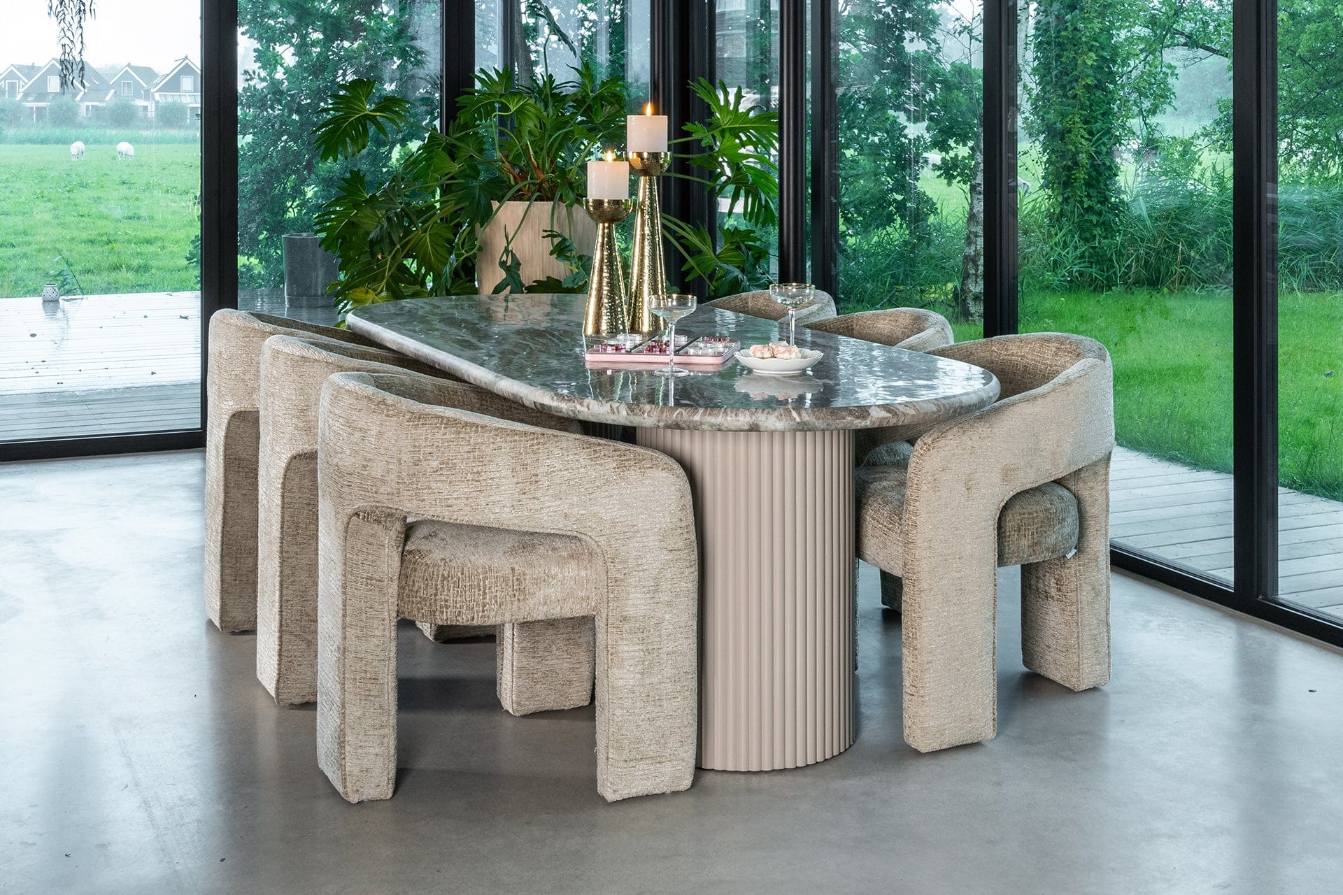 Chair Belle biscotti fire retardant (Biscotti) - Image 3