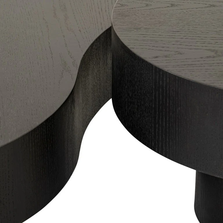 Coffee table Bogor set of 2 dark coffee (Dark coffee) - Image 4