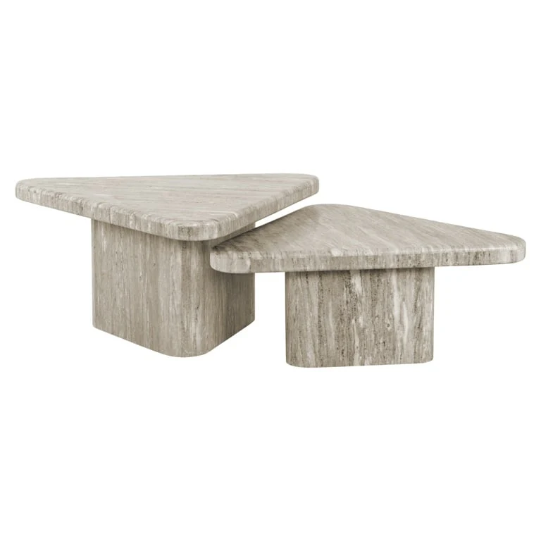 Coffee table Dwayne set of 2 (White) - Image 4