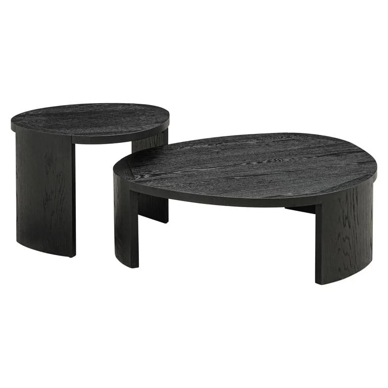 Coffee table Navarino set of 2 (Dark coffee) - Image 10