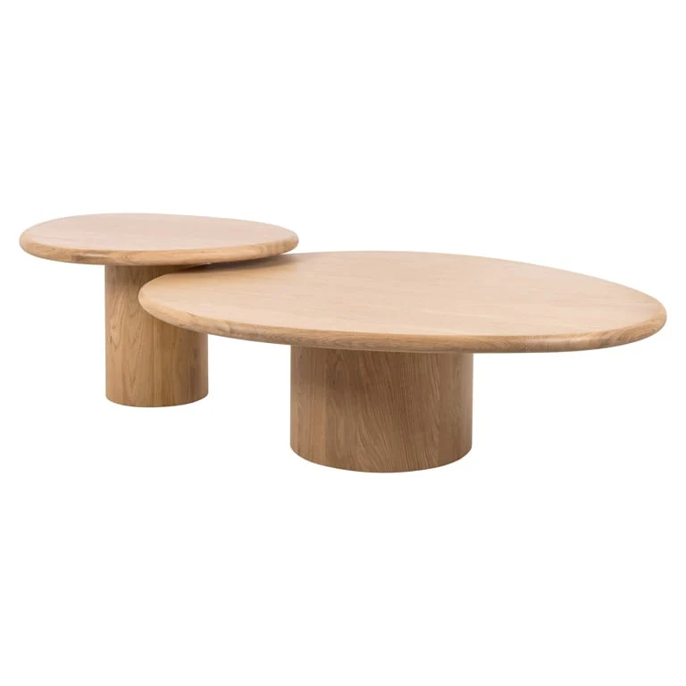 Coffee table Oakley set of 2 (Natural oak) - Image 2