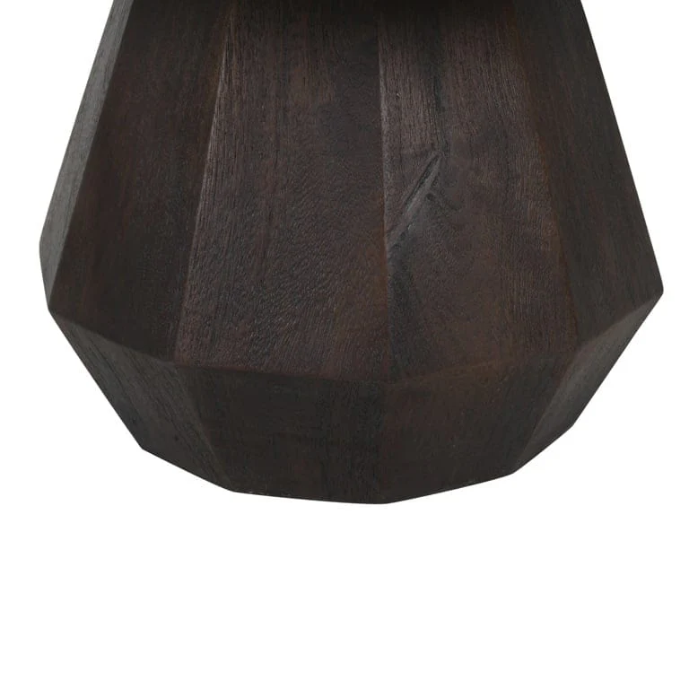 Coffee table Oberoy 80Ø (Brown) - Image 3