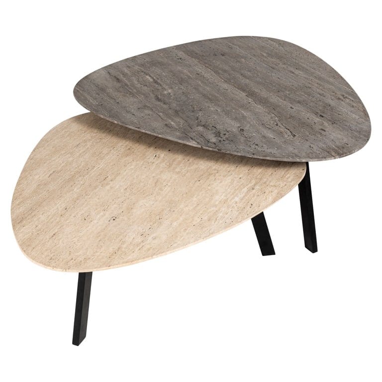 Coffee table Spencer set of 2 (Beige) - Image 2