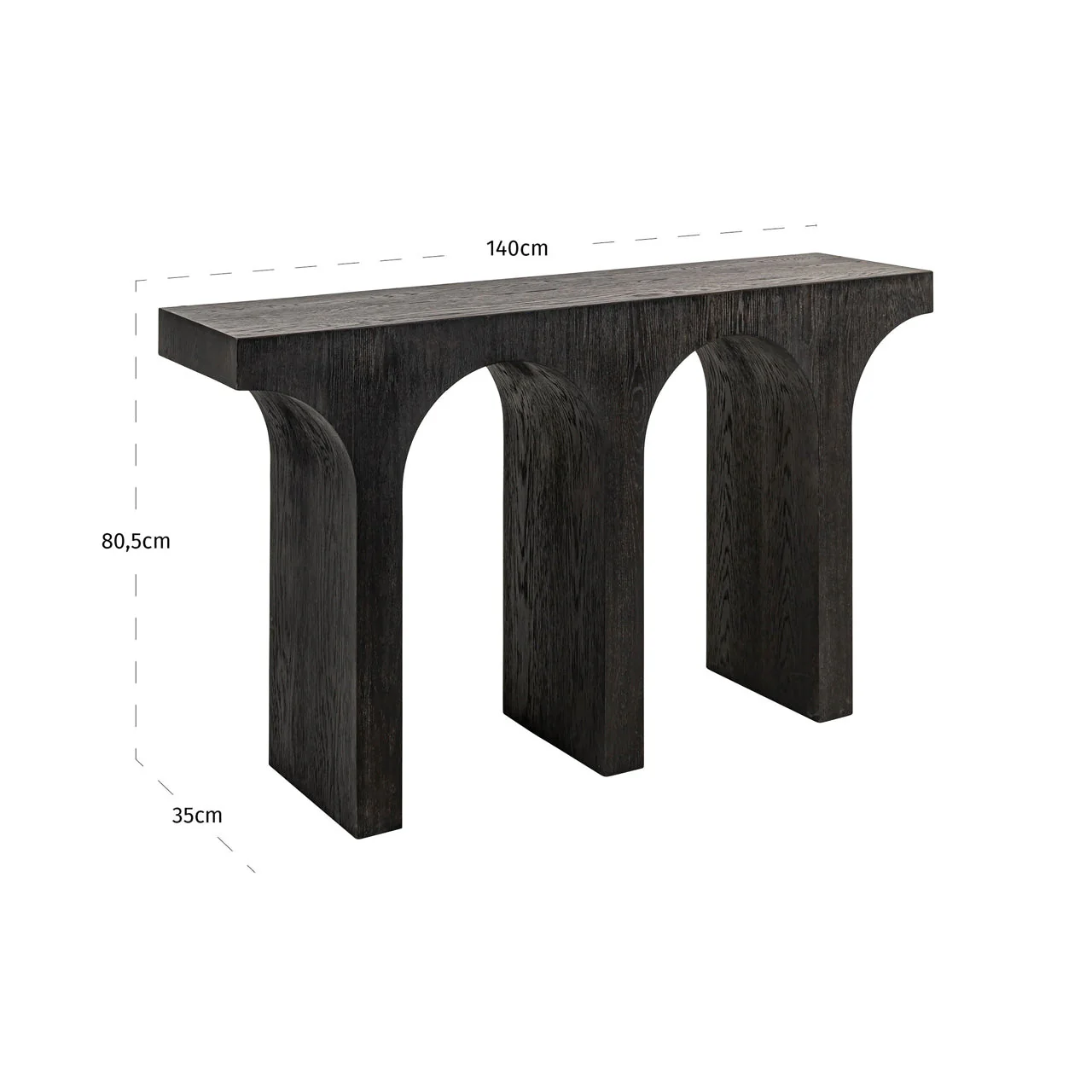 Console Ashford dark brown - Image 7