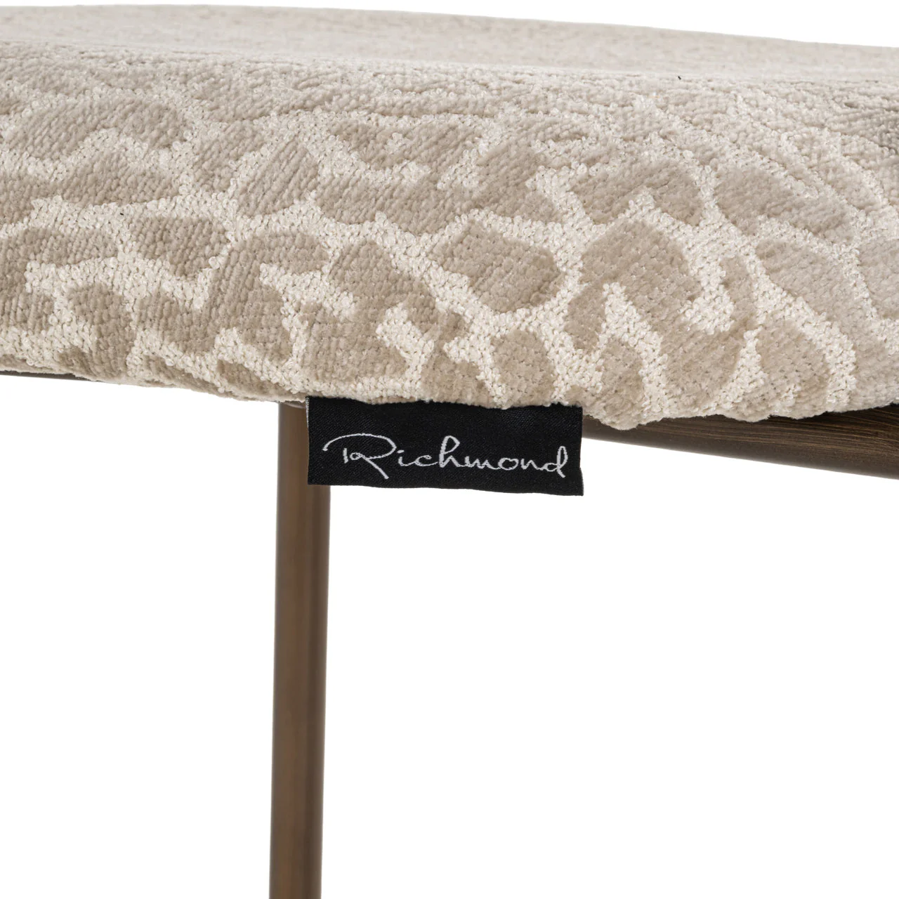 Counter stool Xenia beige leopard fire retardant (Set of 2) - Image 6