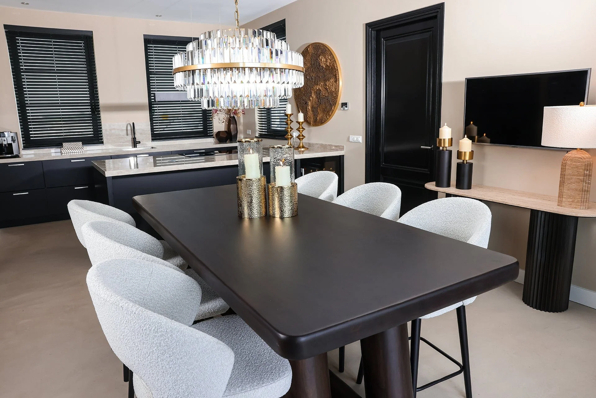 Counter table Menara 219 (Brown) - Image 3
