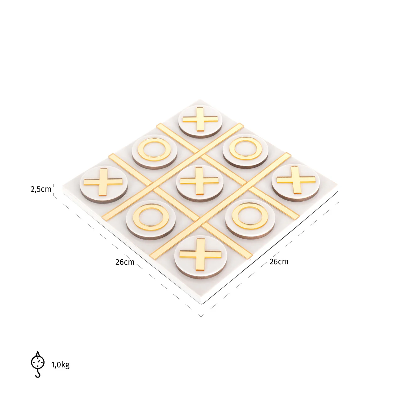 Decorative game Maylie white - Image 4