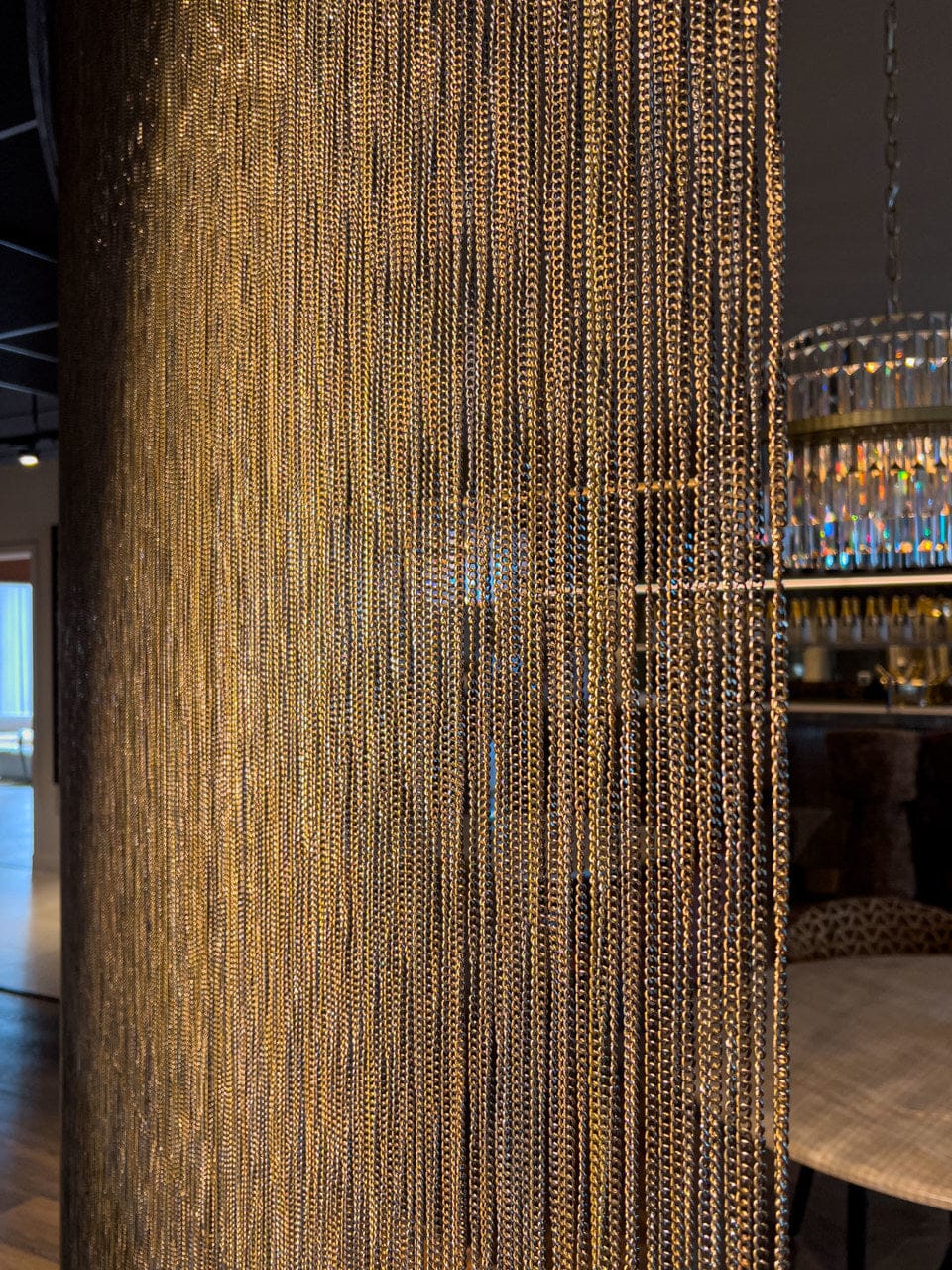 Decorative object Curtain gold chain - Image 4