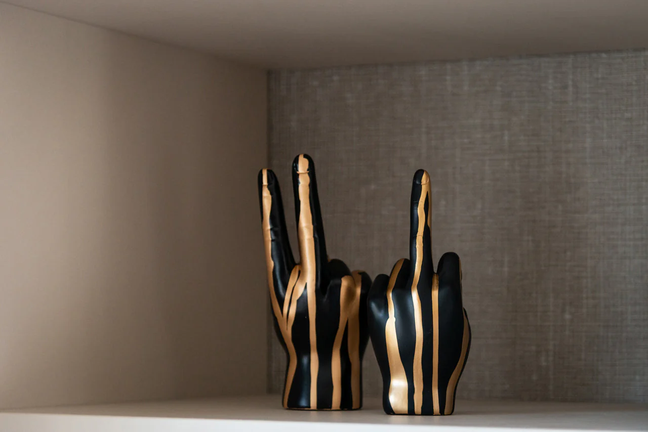Decorative object Digitus black/gold - Image 6