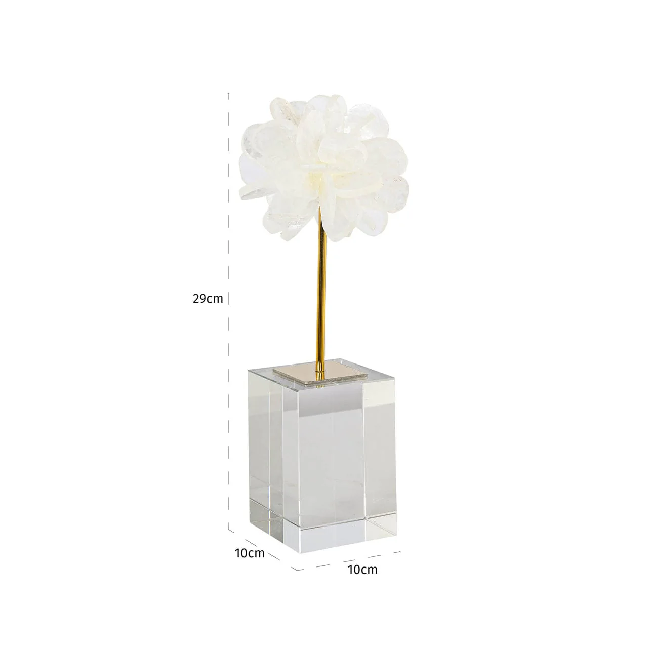 Decorative object Eline white large - Image 3