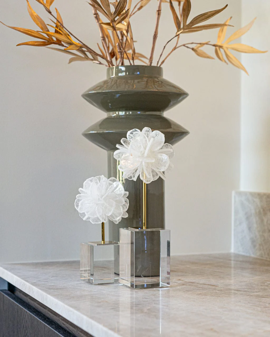 Decorative object Eline white small - Image 8