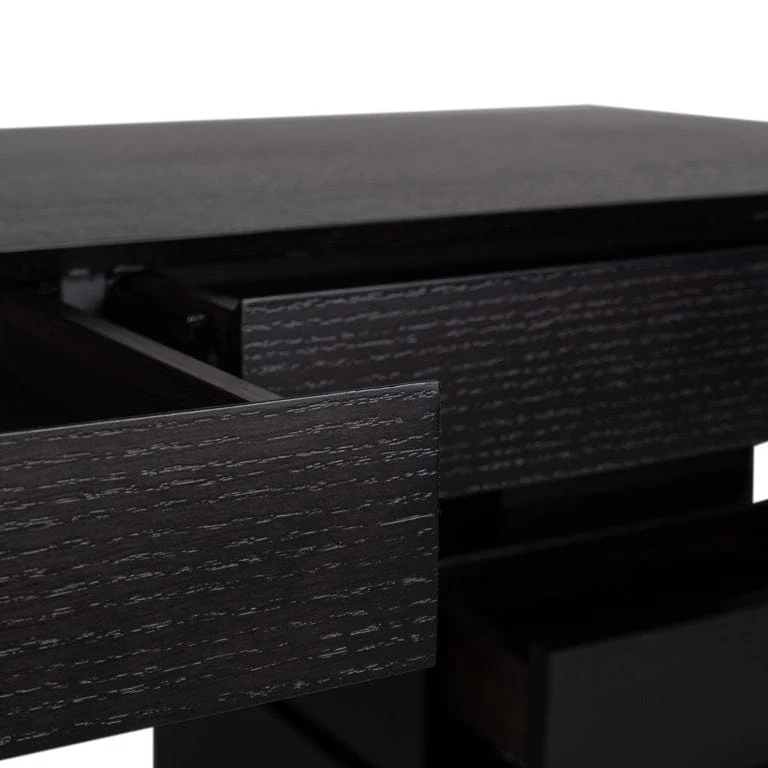 Desk Connar 5-drawers (Charcoal) - Image 11