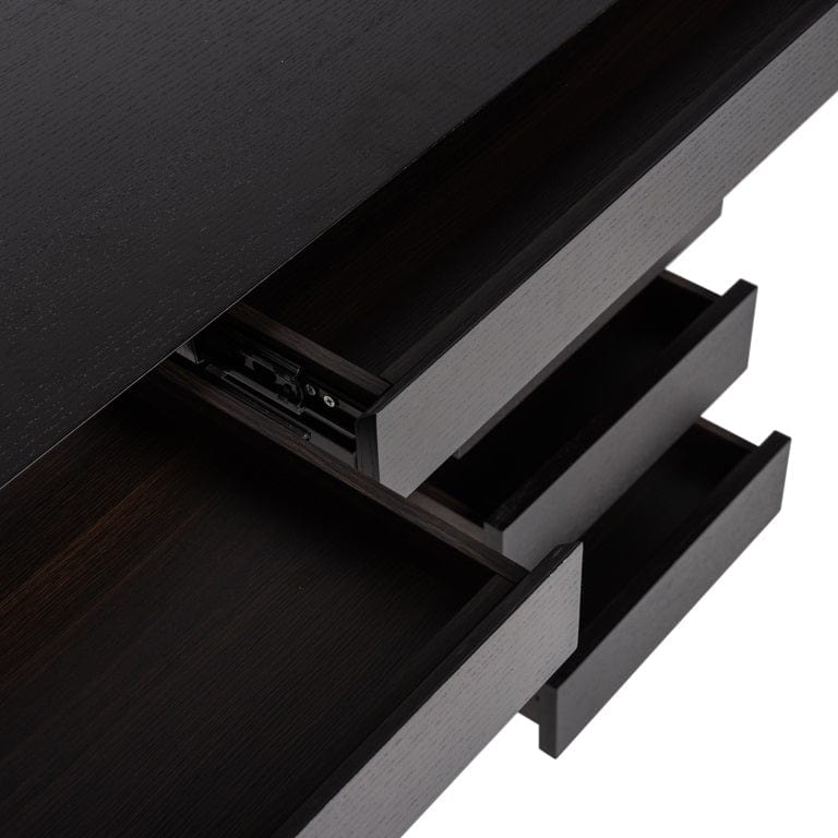 Desk Connar 5-drawers (Charcoal) - Image 4