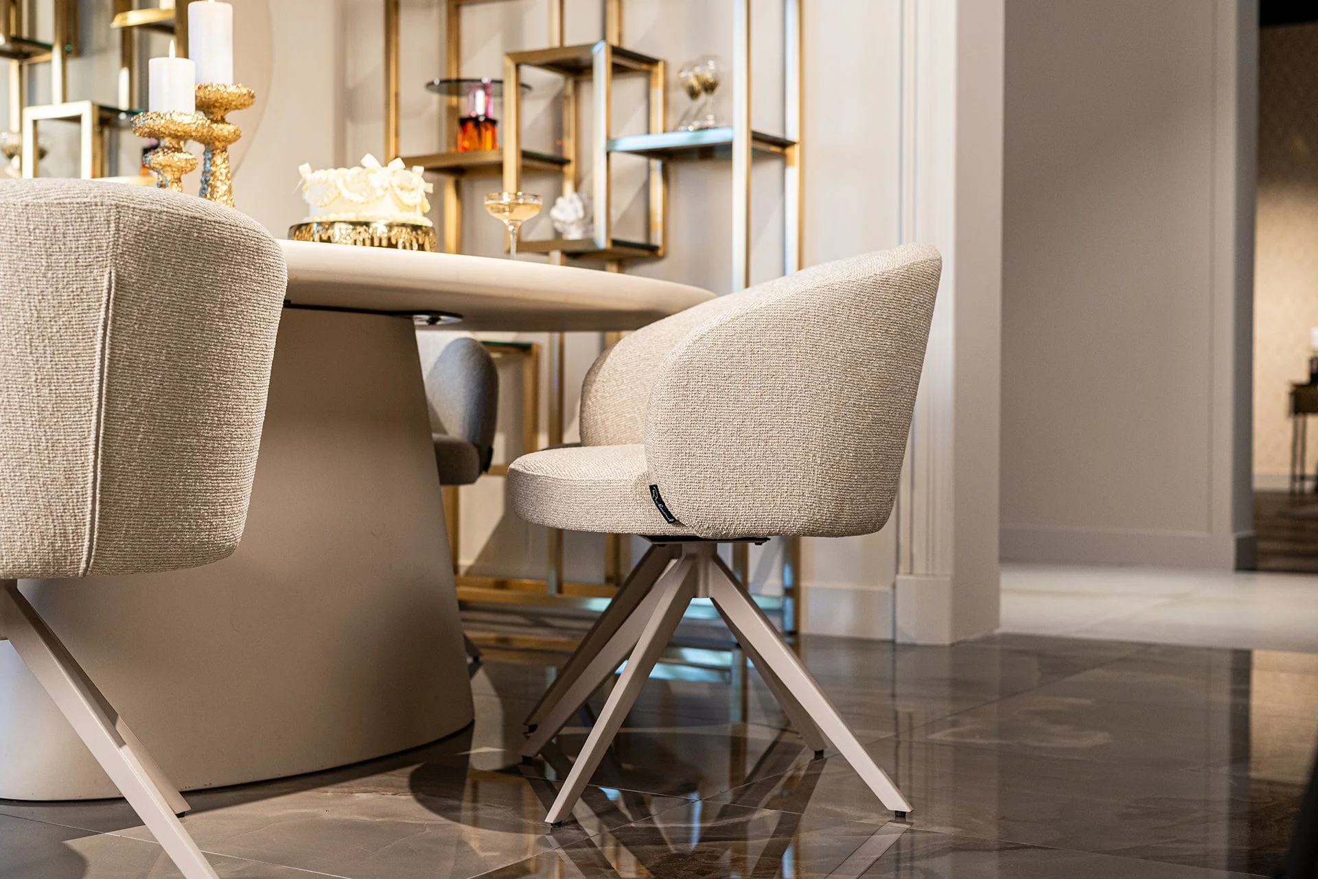 Dining table Clayton 220 (Beige) - Image 5