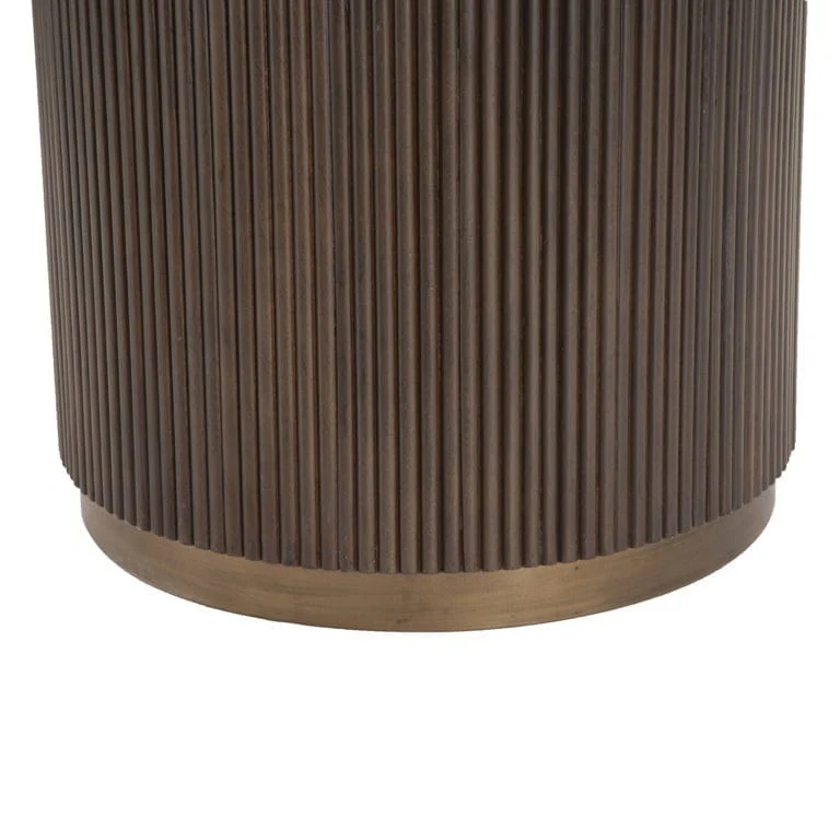 Dining table Mayfield 140Ø (Brown) - Image 2