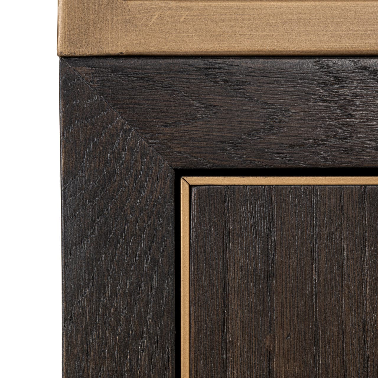 Display cabinet Carter brown large 4-doors - Image 6