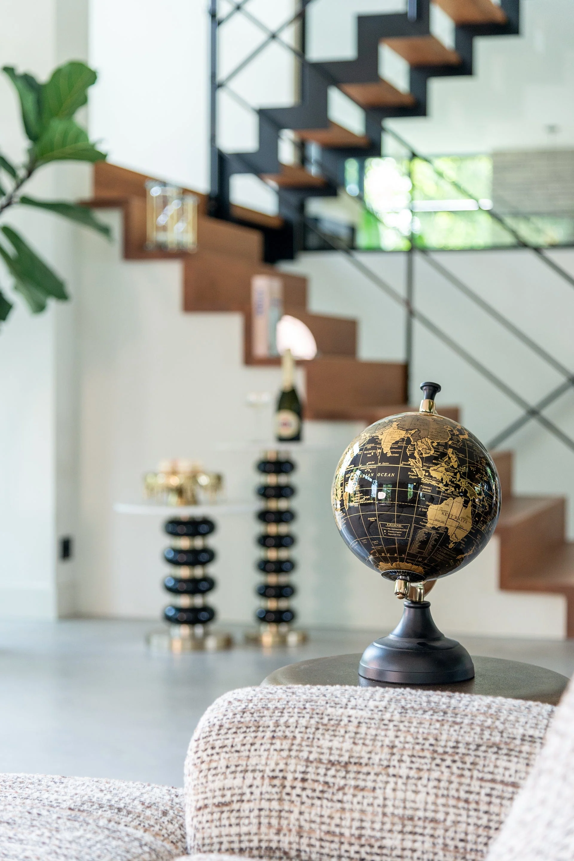 End table Boann black (Black)