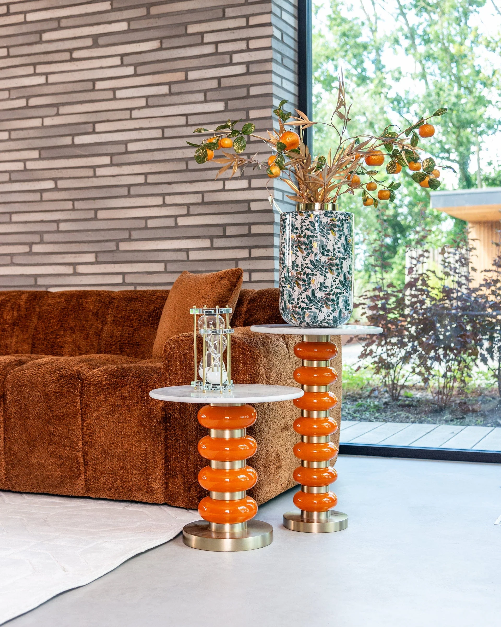 End table Barbara orange